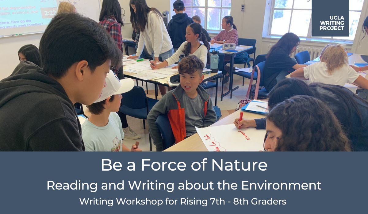 2024 Summer Writing Class for Rising 7-8 Graders