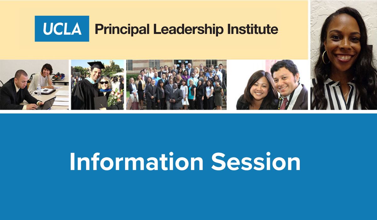 Principal Leadership Institute Information Session