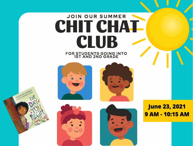 Chit Chat Book Club for Students Entering 1st & 2nd Grade – UCLA Center X