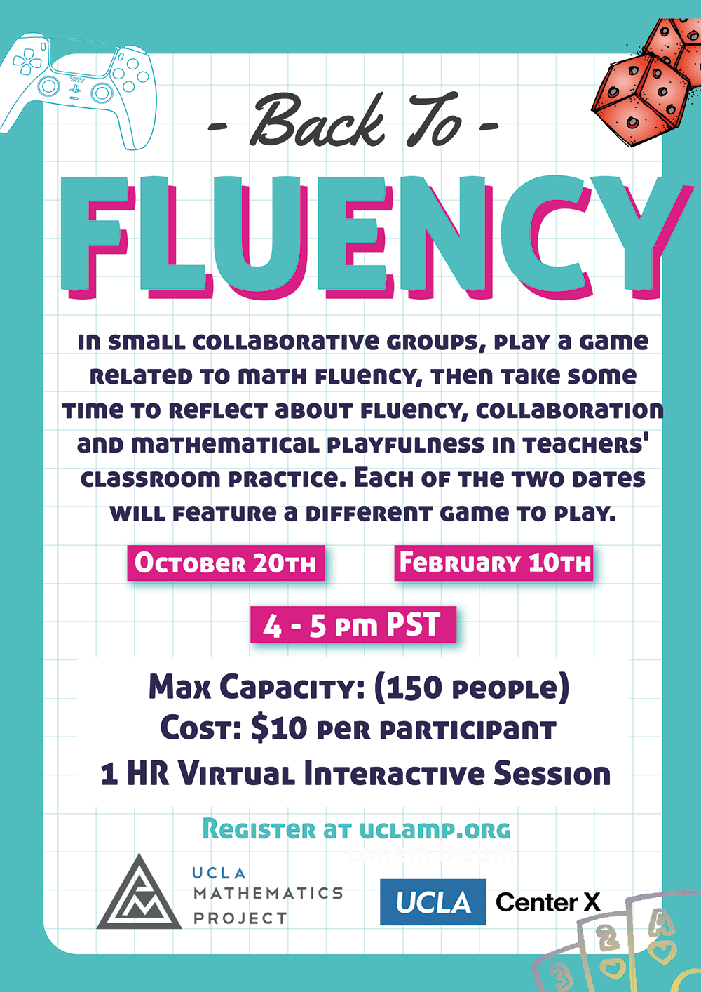 Math Fluency Game Workshop For Grade 5 9 Teachers Feb 10 Session 