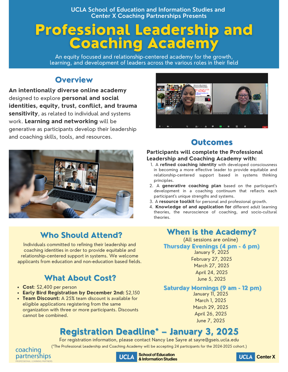 Professional Leadership and Coaching Academy