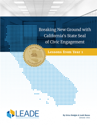 Breaking New Ground California SSCE Year1 Report Cover