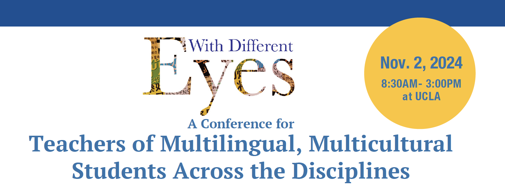 A conference for teachers of multilingual, multicultural students across the disciplines